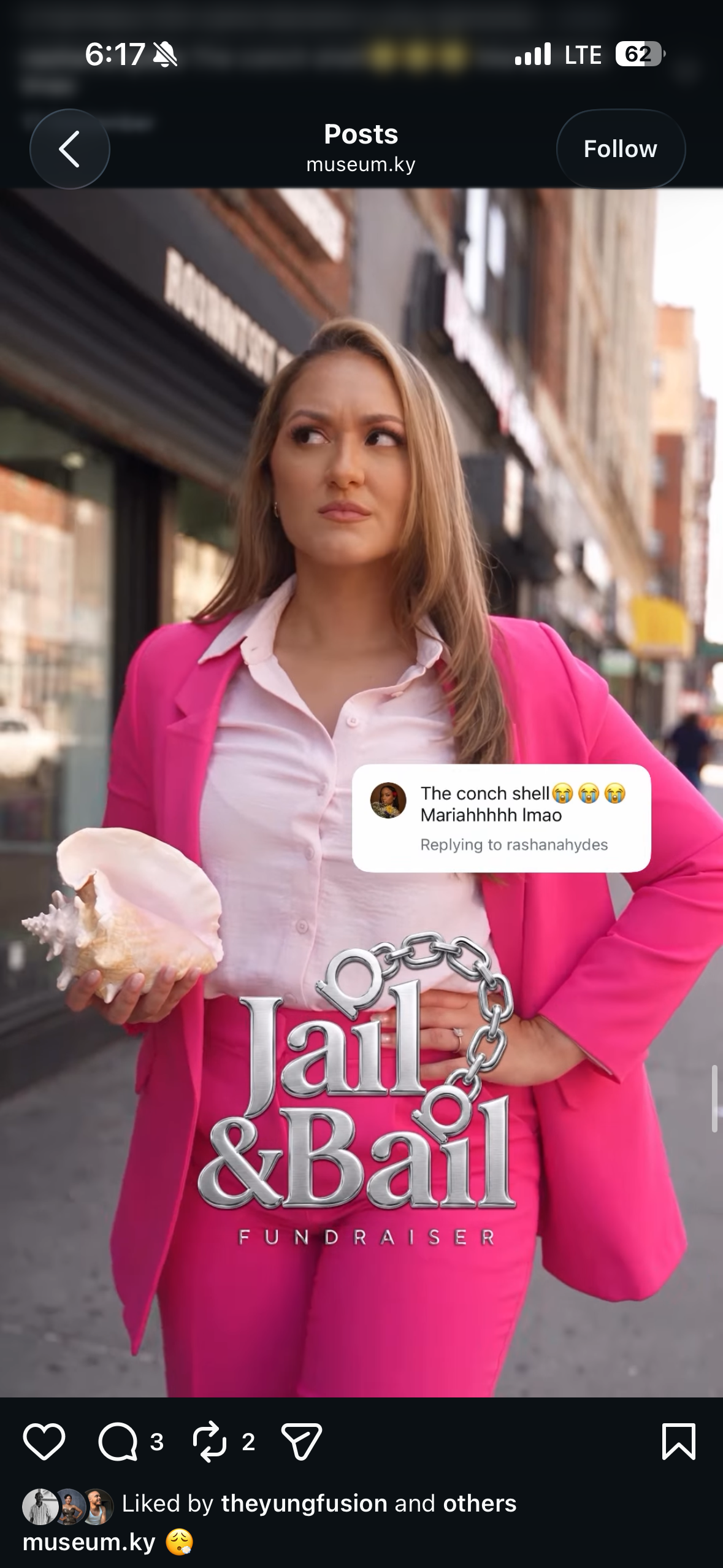 Jail and Bail conch shell scene cover